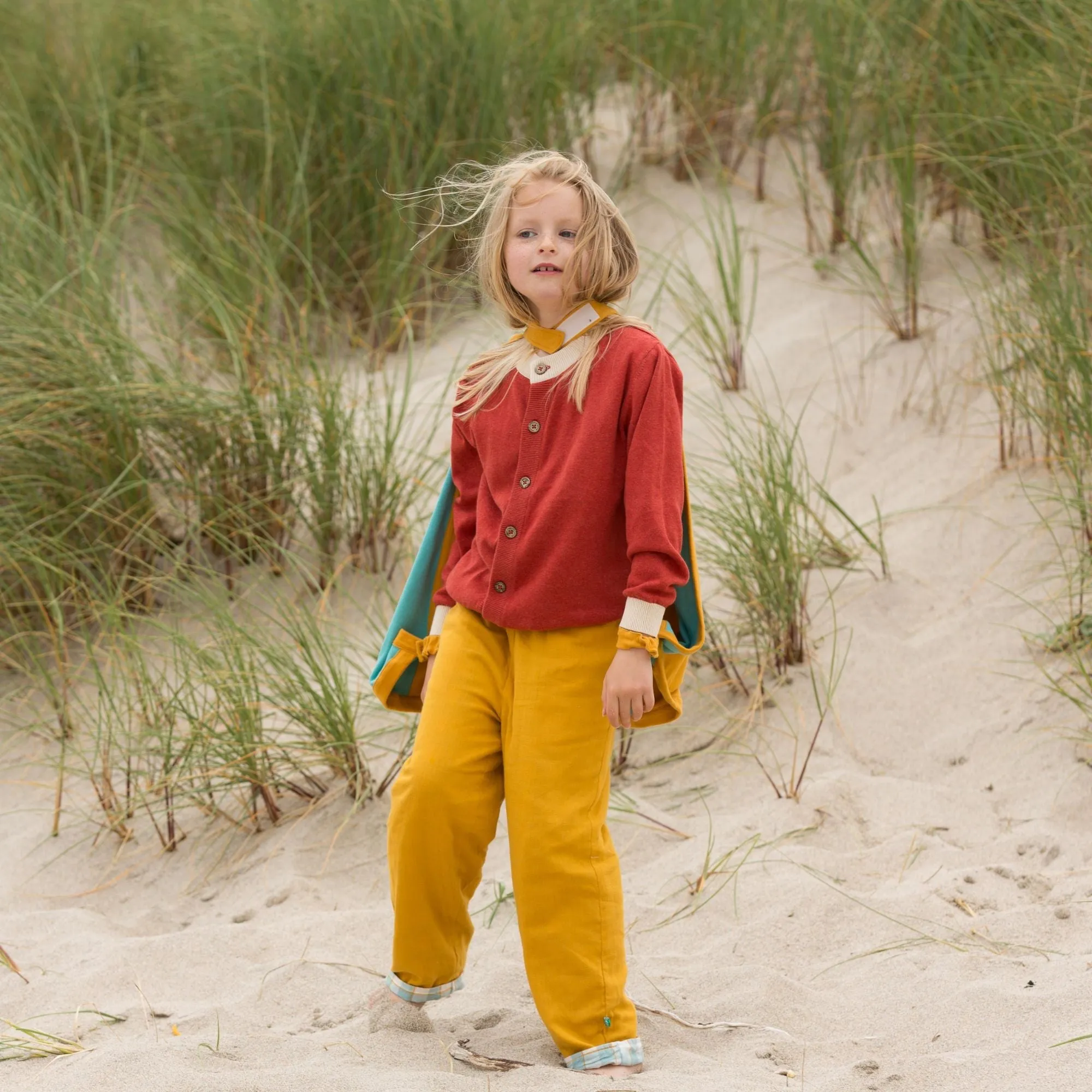 From One To Another Rainbow Design Knitted Cardigan