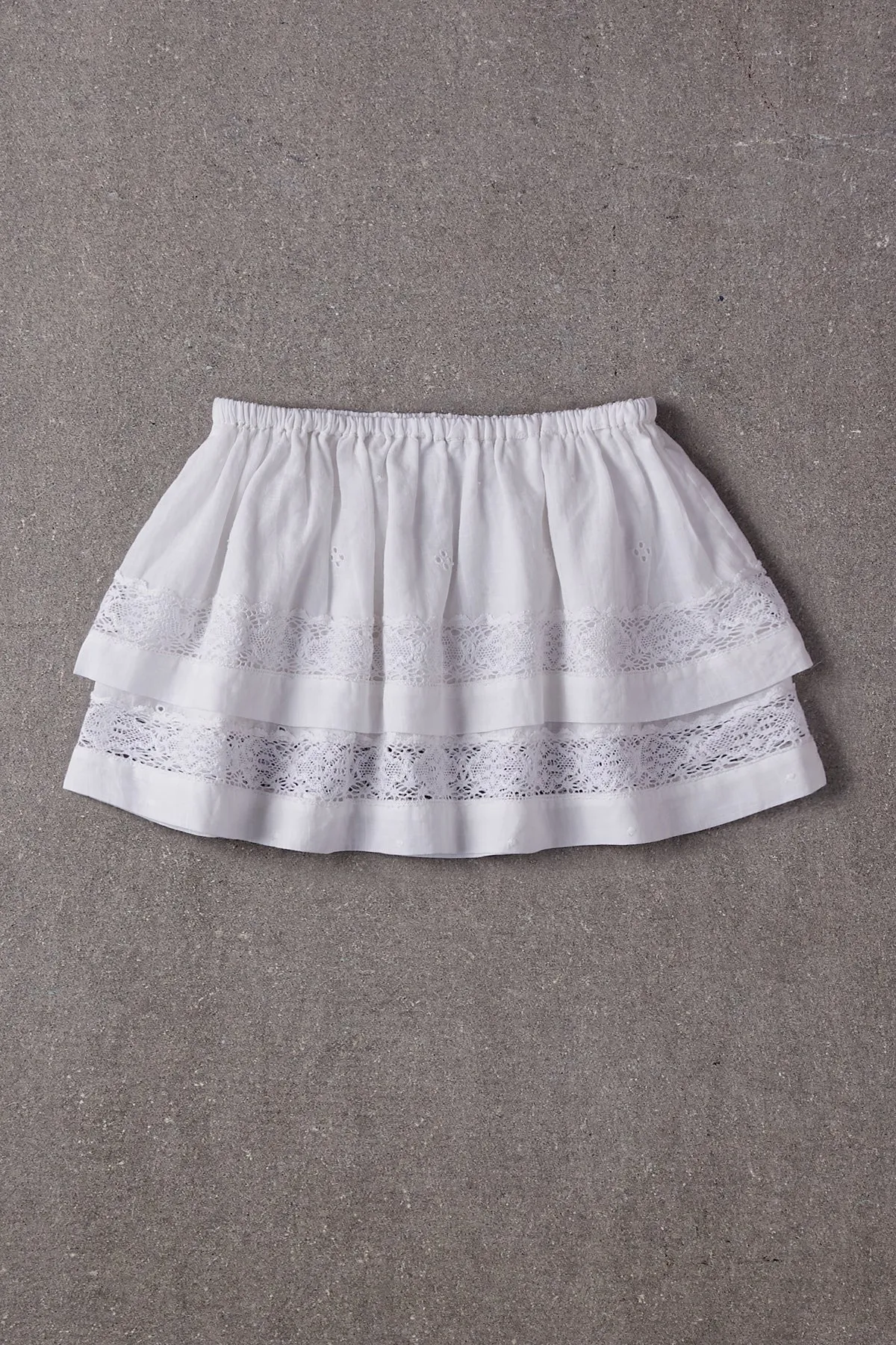 Girls White Skirt Nellystella Rosey