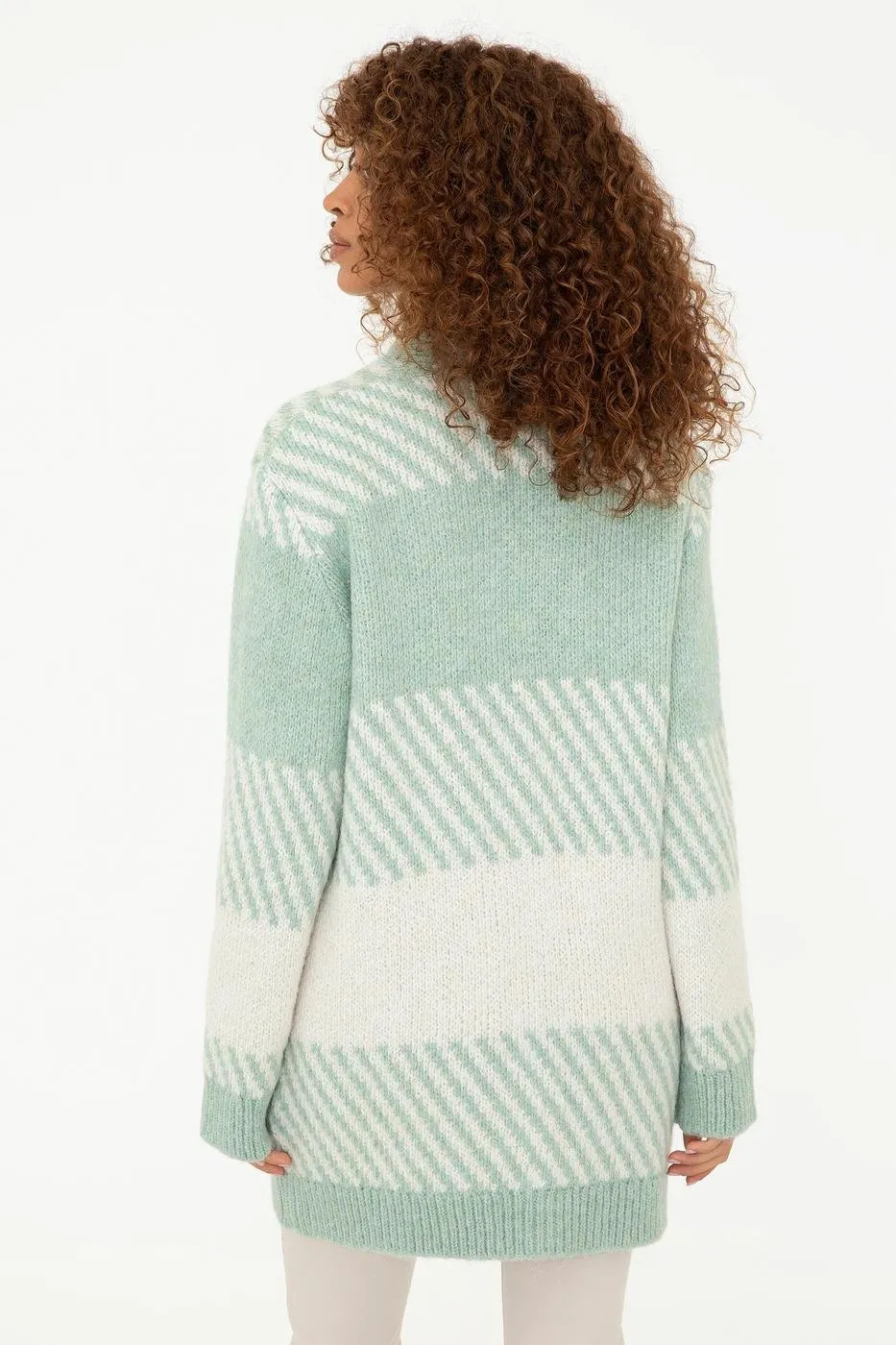 Green Knitwear Cardigan