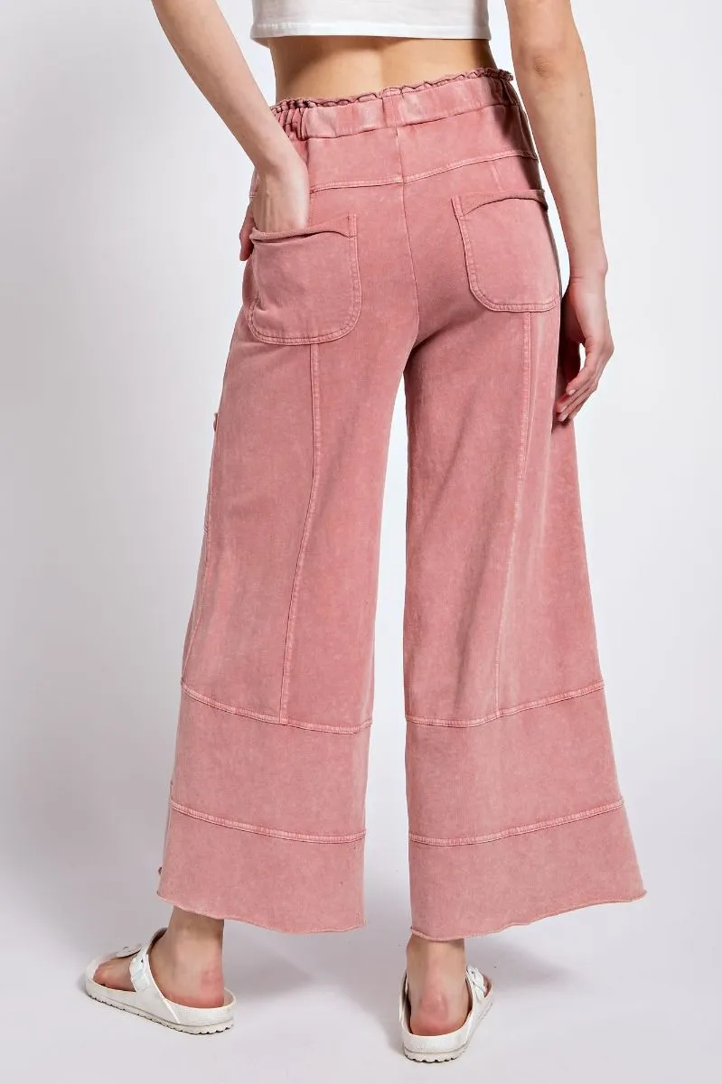 Happy Place Mauve Knit Pants