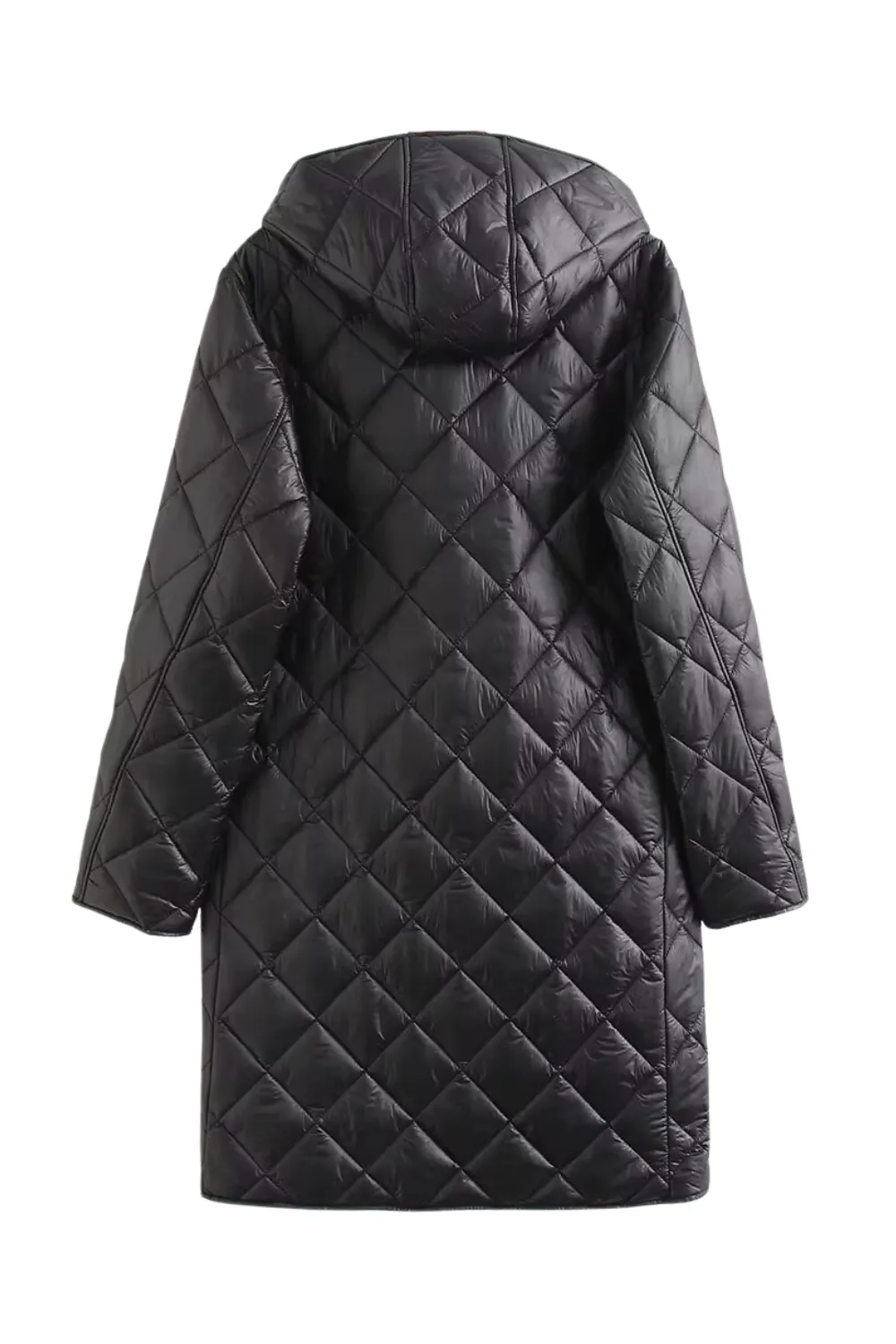 'Harper' Hooded Quilted Coat