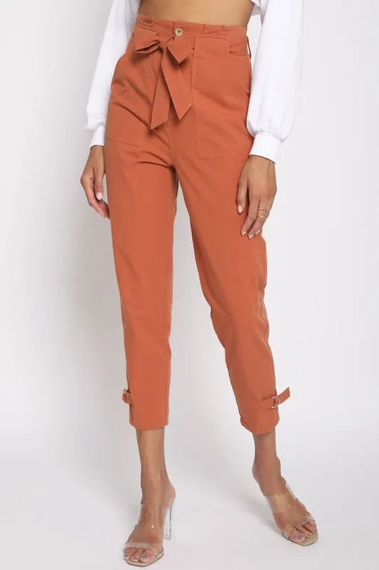 HIGH WAIST ADJUSTABLE PANTS