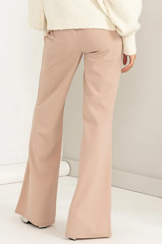 High-Waisted Flared Pants