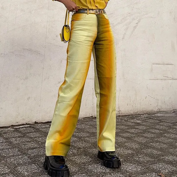 High Waisted Gradient Pants