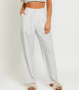 High Waisted Striped Pants