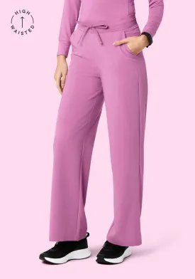 High Waisted Wide Leg Mulberry