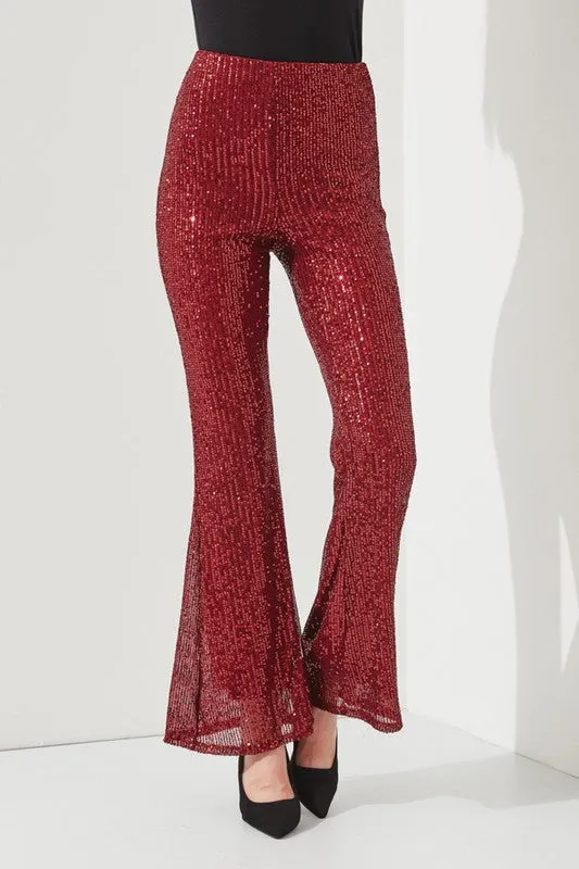 HIGHWAIST SEQUIN PANTS KRP3080