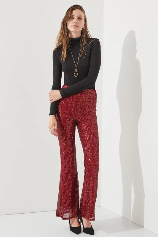 HIGHWAIST SEQUIN PANTS KRP3080