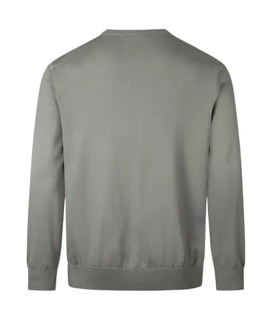 Hugo Boss Orange Kanovano Knitwear: OPEN GREY