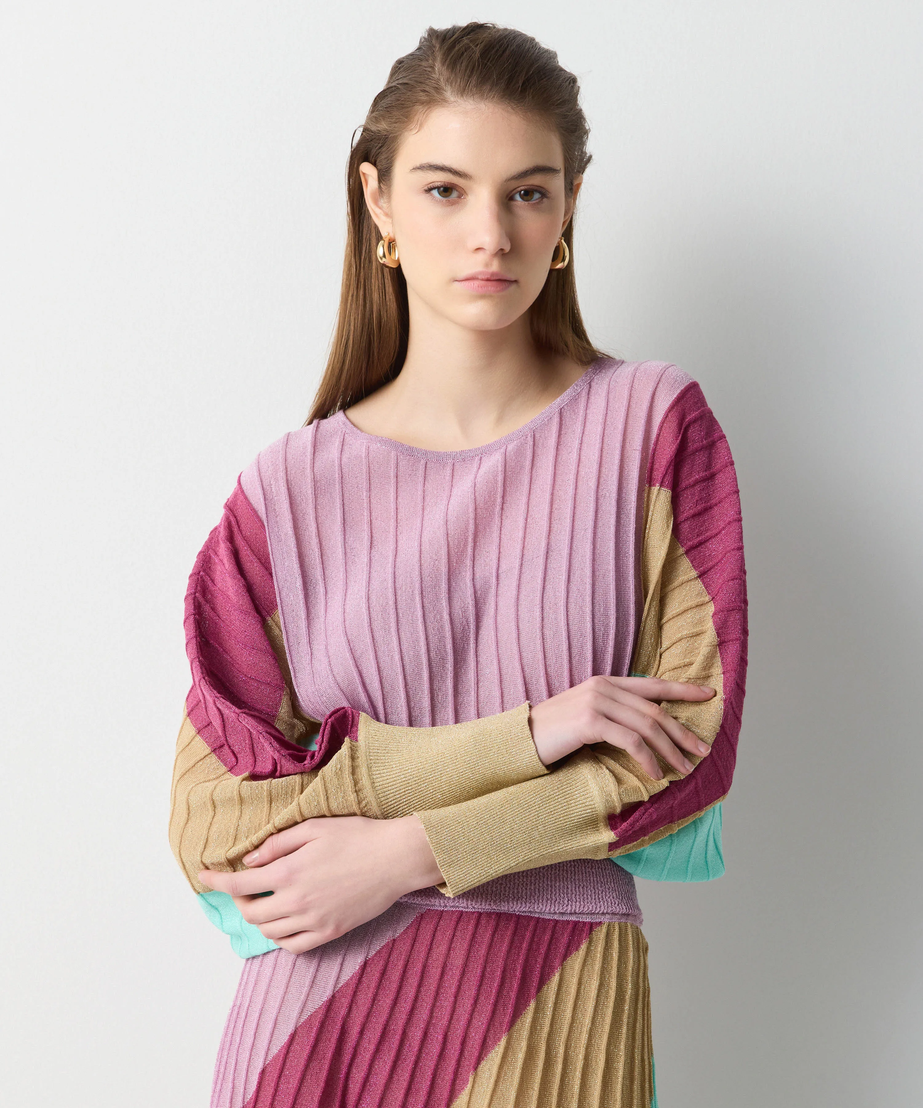 Ipekyol Colorblock Knitwear Lilac