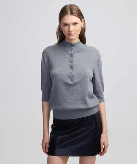 Ipekyol Metal Buttoned Knitwear Grey