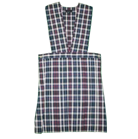 Jumper Plaid #285 V-Neck Knife Pleat