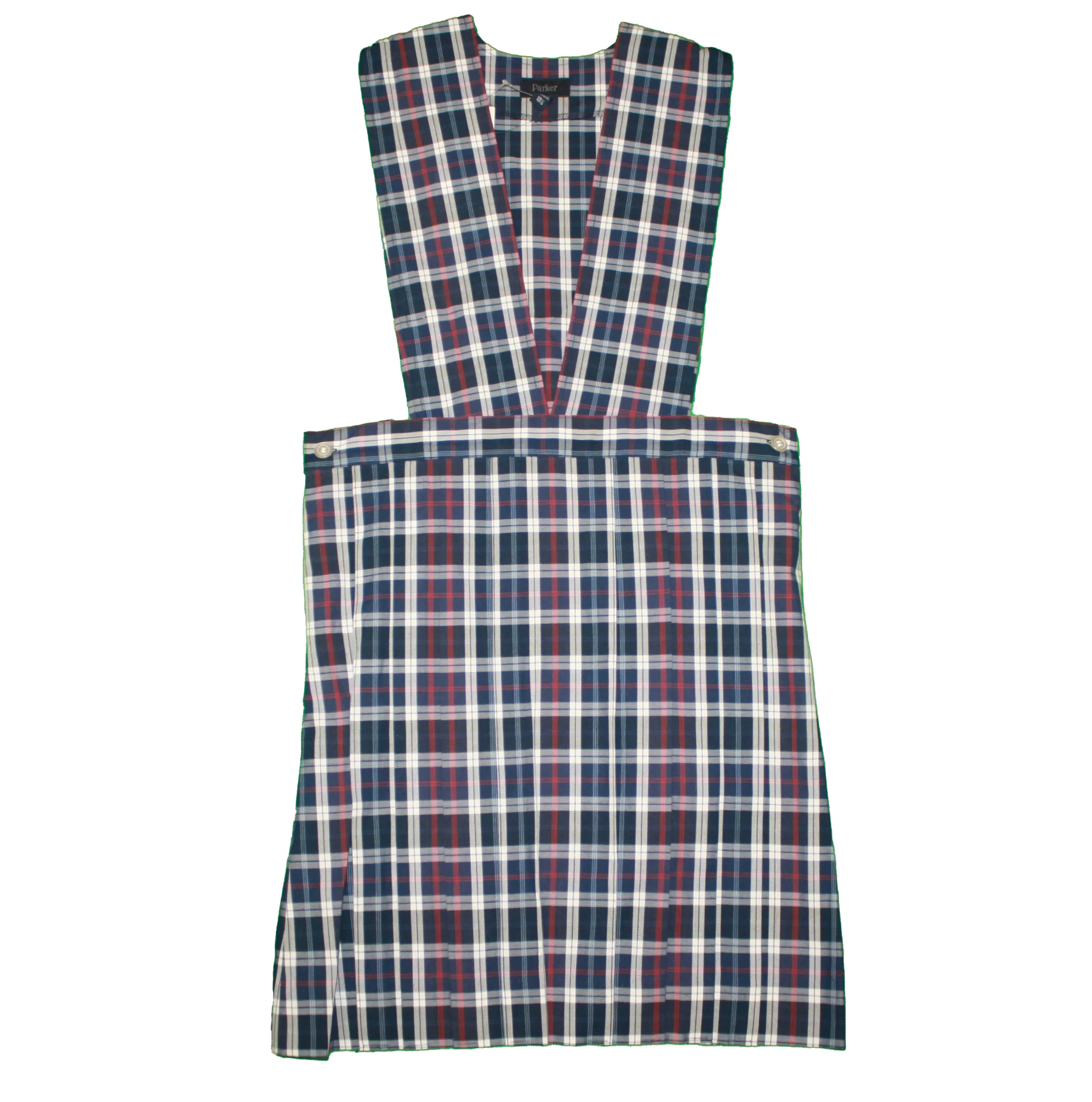 Jumper Plaid #285 V-Neck Knife Pleat