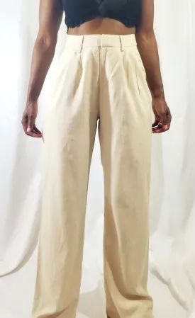 Khaki Linen Pants