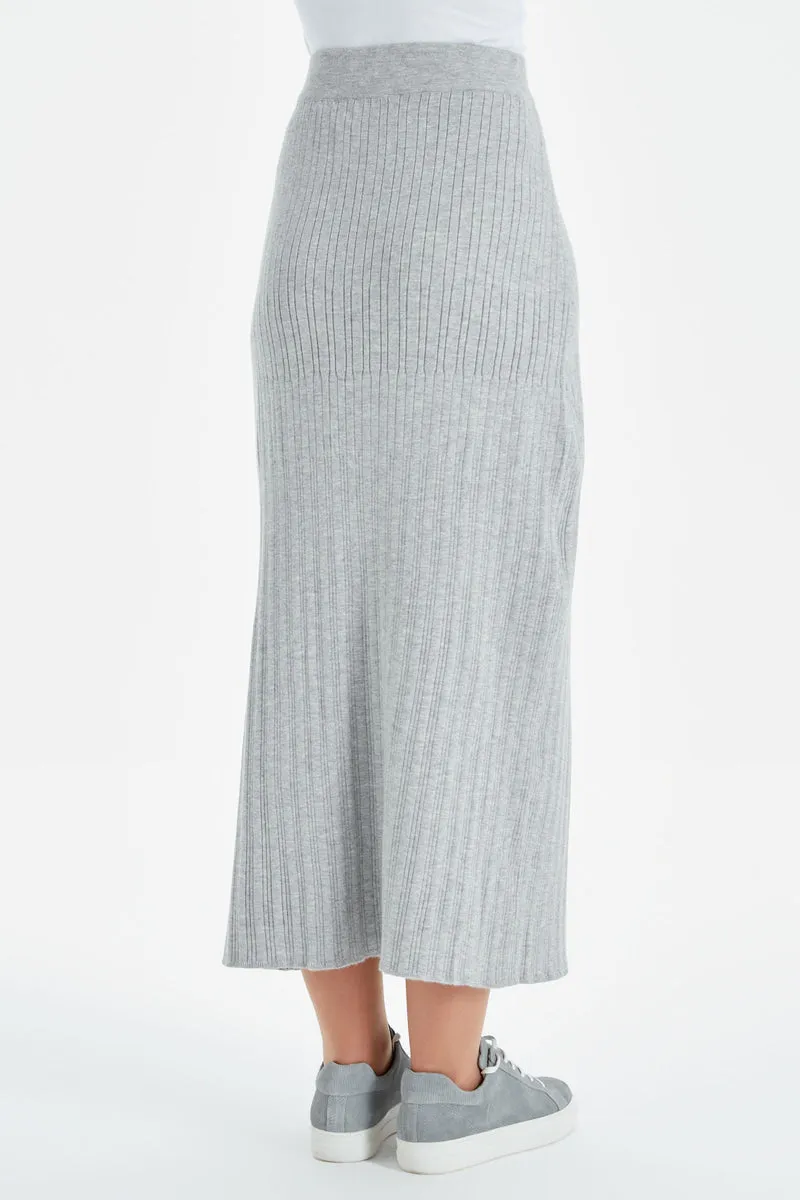 Knitwear pencil skirt -