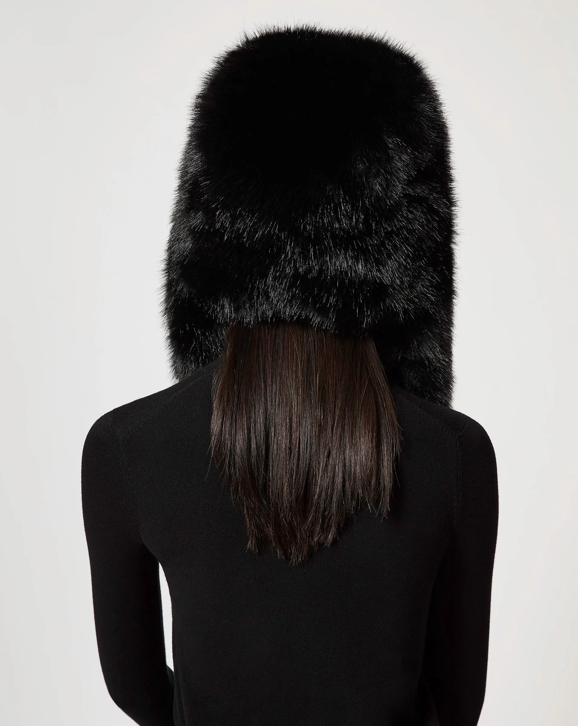 Lauren Fox Faux Fur Trapper Hat