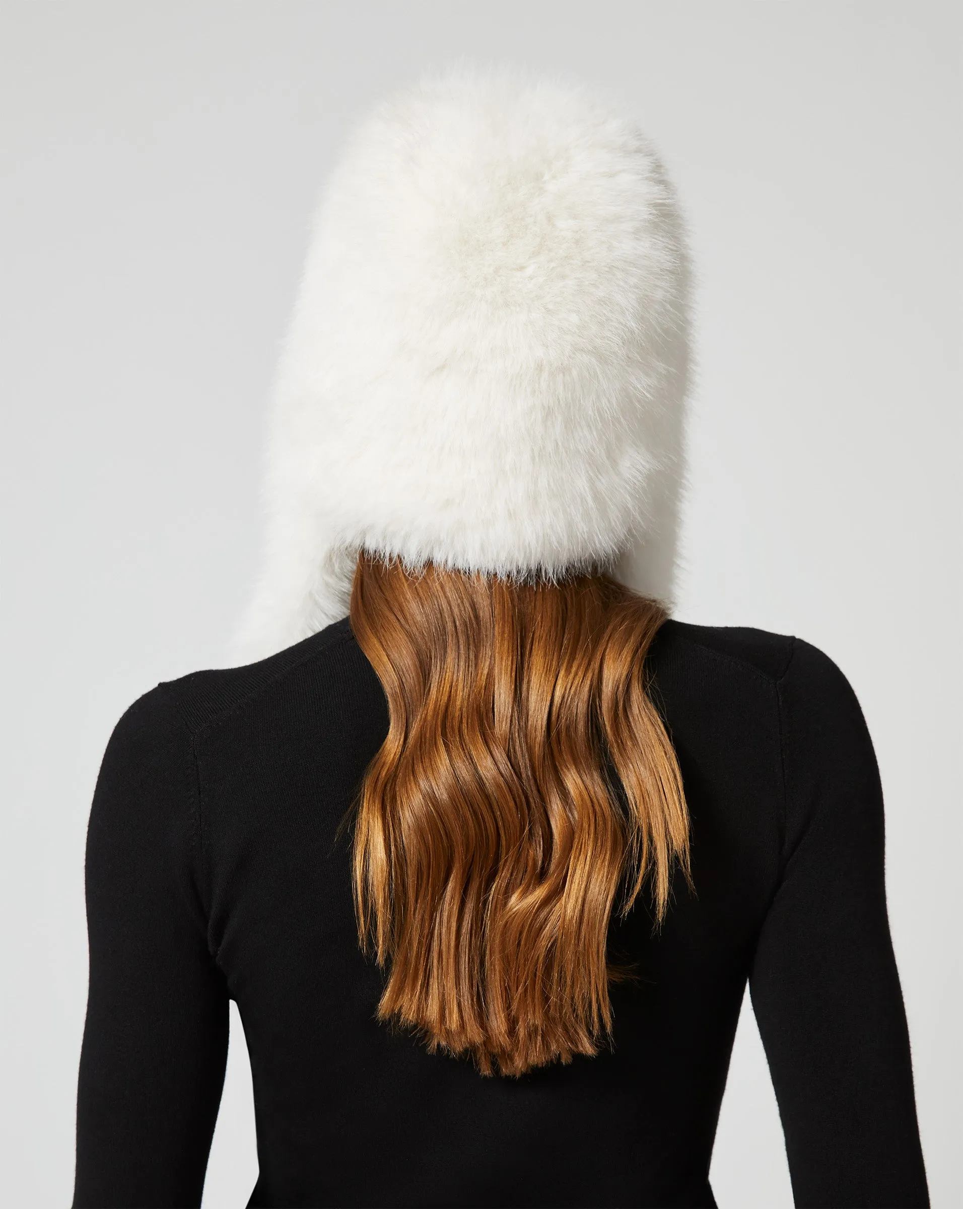 Lauren Fox Faux Fur Trapper Hat