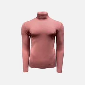 Lavane' 501T Turtleneck Pullover Slim Fit Dust Rose