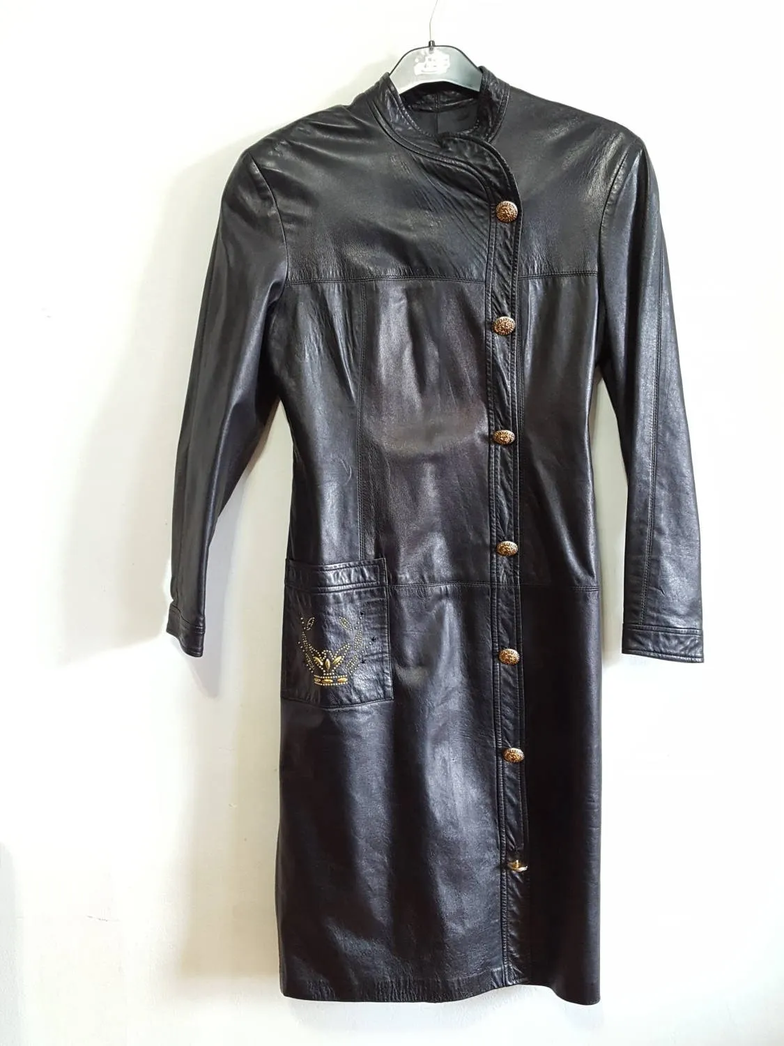 Leather Craft Coat Dress size 4