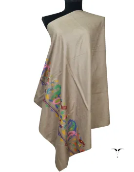 Light Grey Kani Pashmina Shawl 7319