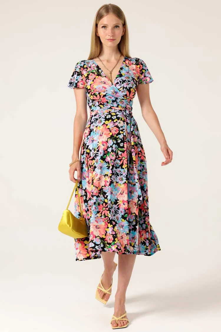 Lorikeet Floral Reversible Wrap Dress