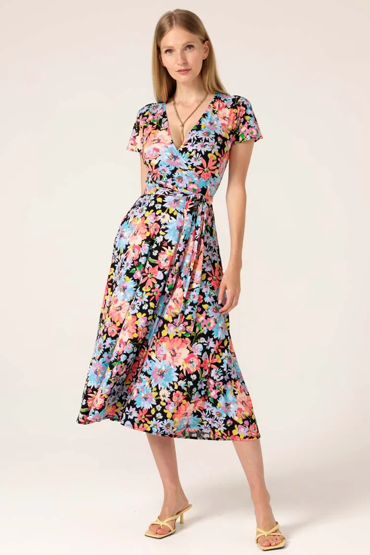 Lorikeet Floral Reversible Wrap Dress