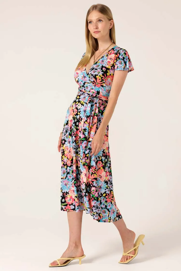 Lorikeet Floral Reversible Wrap Dress