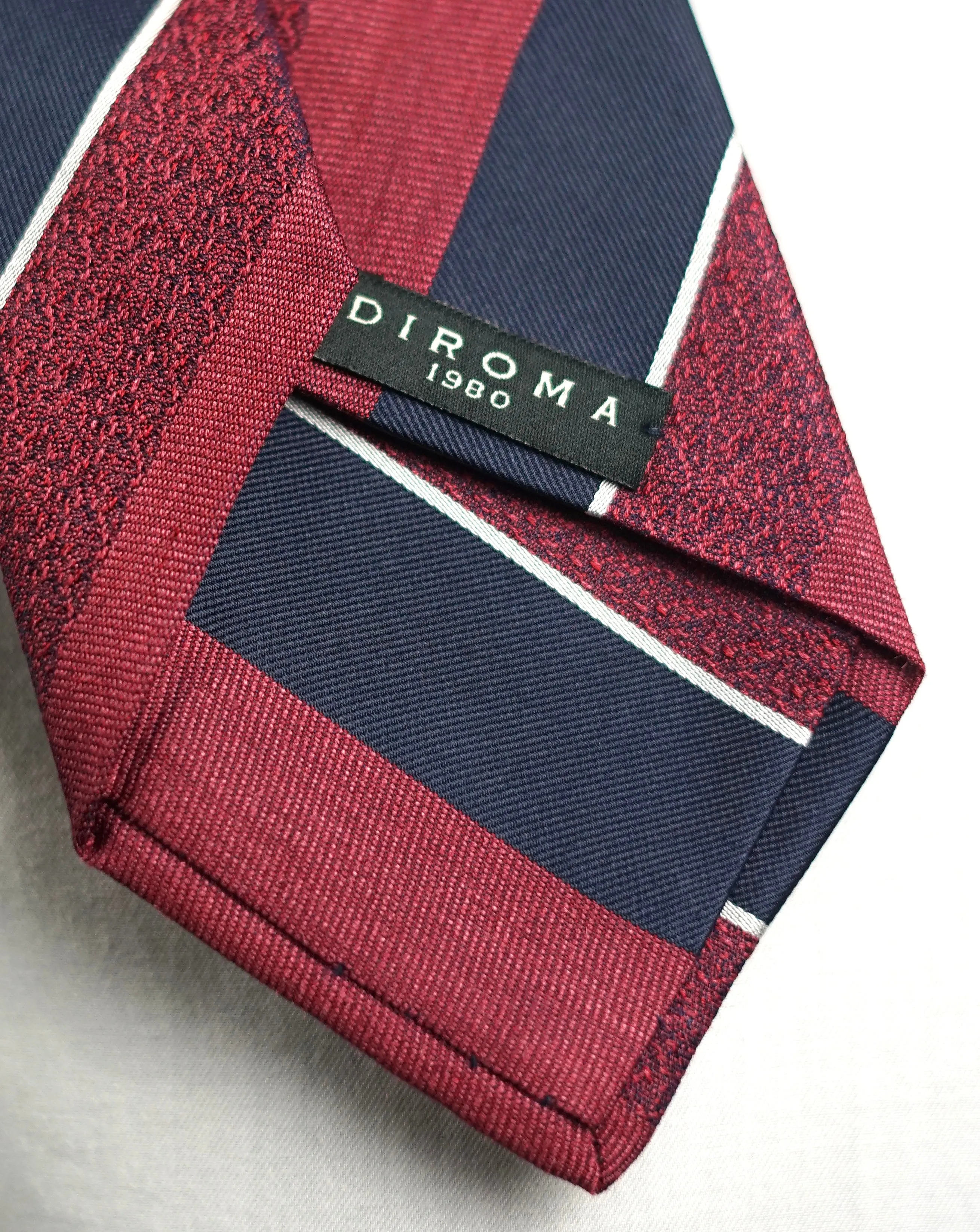 Melange Bordeaux Silk Necktie