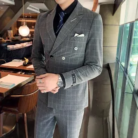 Men's Casual Business Suit Three-piece