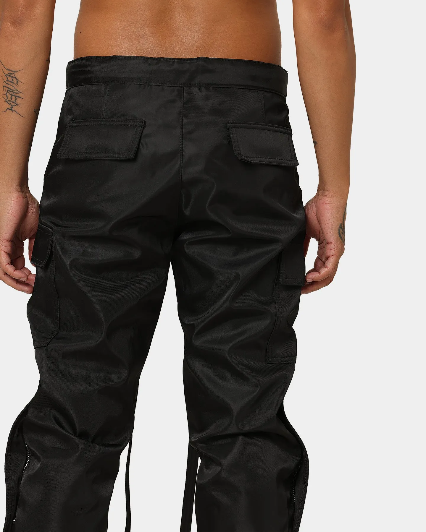 MNML Snap Zipper II Cargo Pants Black