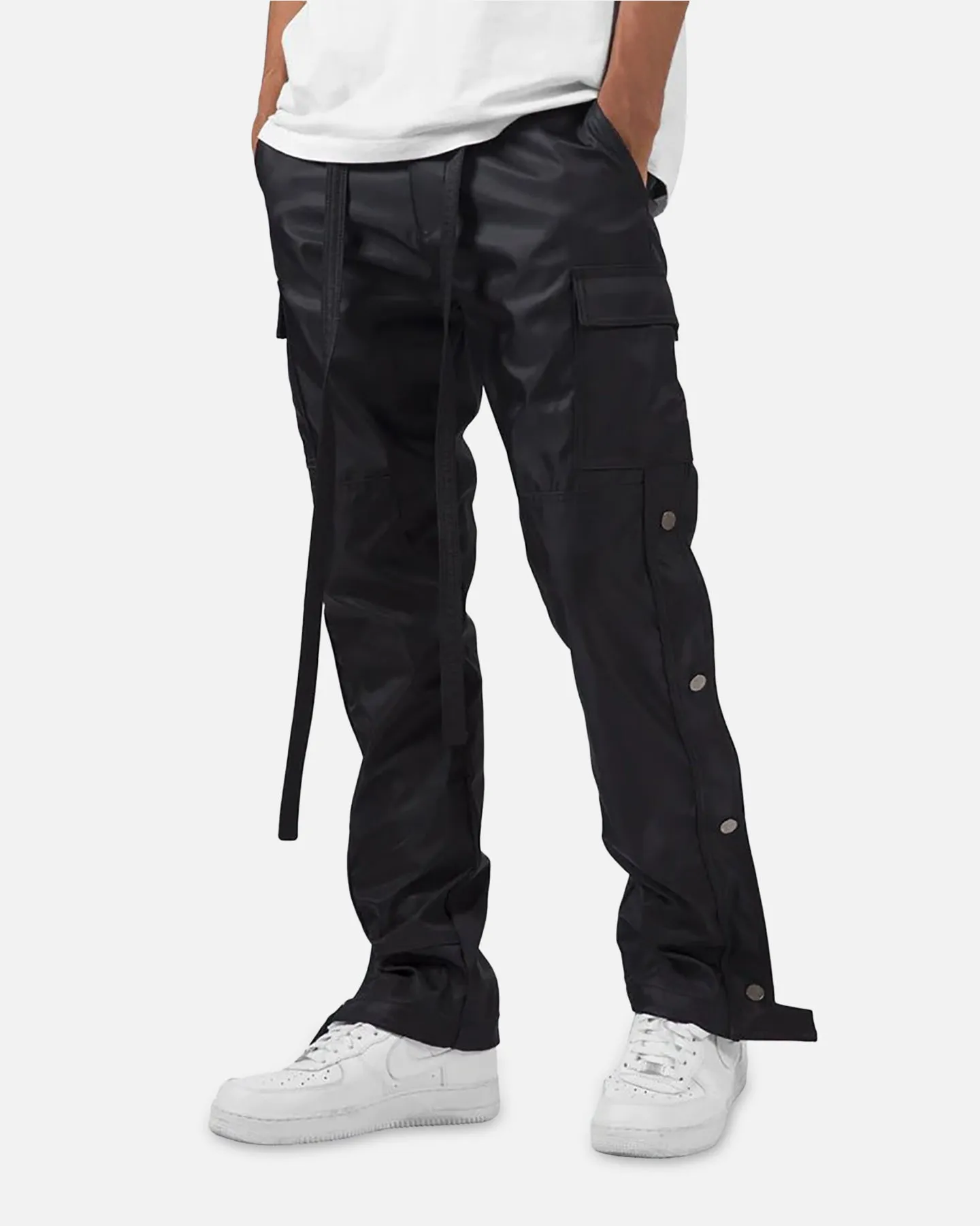 MNML Snap Zipper II Cargo Pants Black