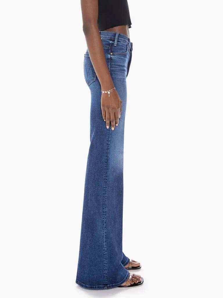 Mother Denim The Hustler Roller Heel Wide Leg Jean- Need for Speed