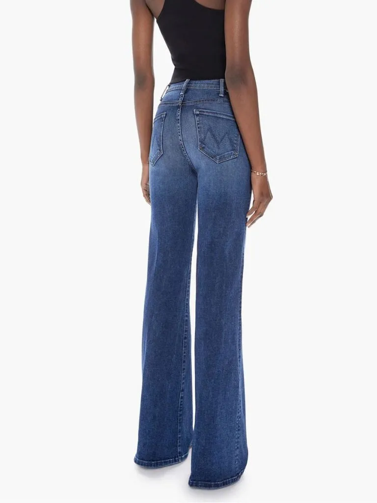 Mother Denim The Hustler Roller Heel Wide Leg Jean- Need for Speed