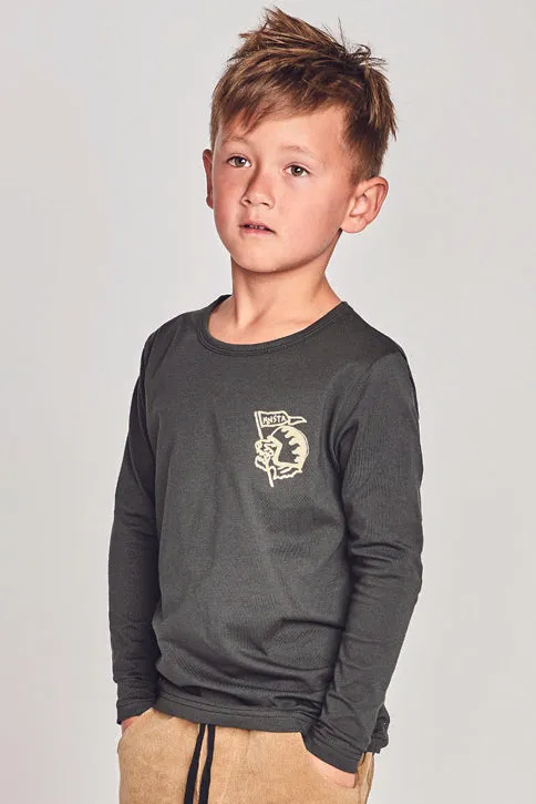 Munster Kids Upatree Boys Shirt - Soft Black