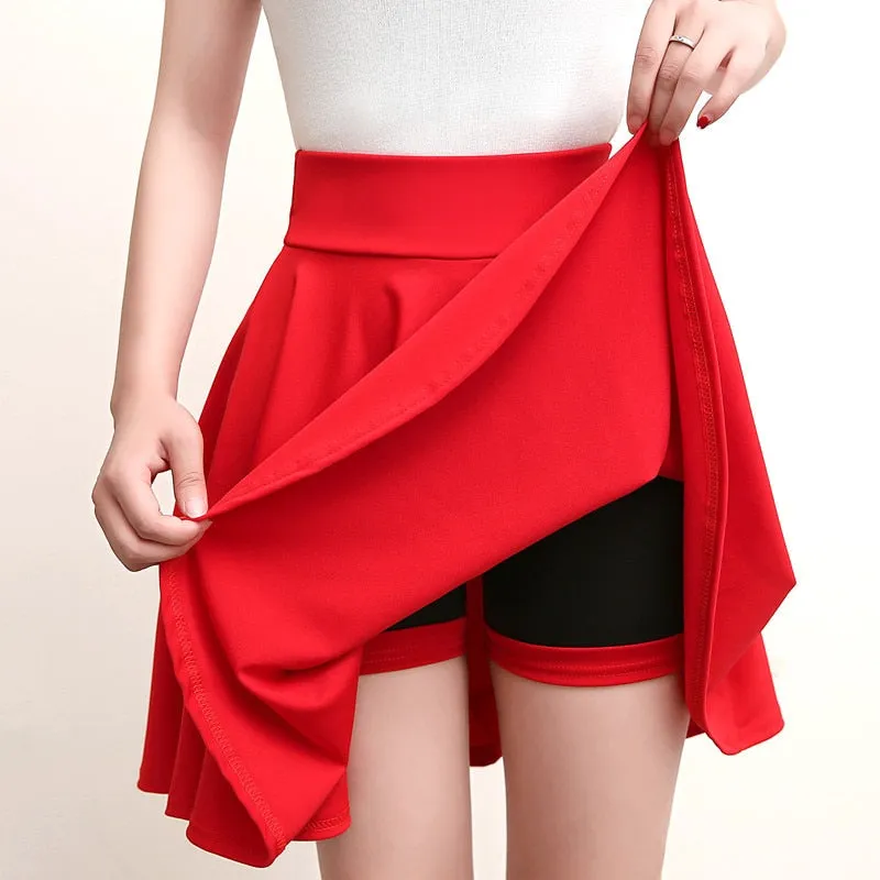 New Women's Basic Shorts Skirt