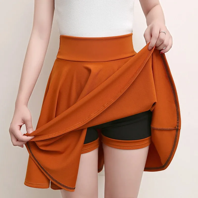 New Women's Basic Shorts Skirt