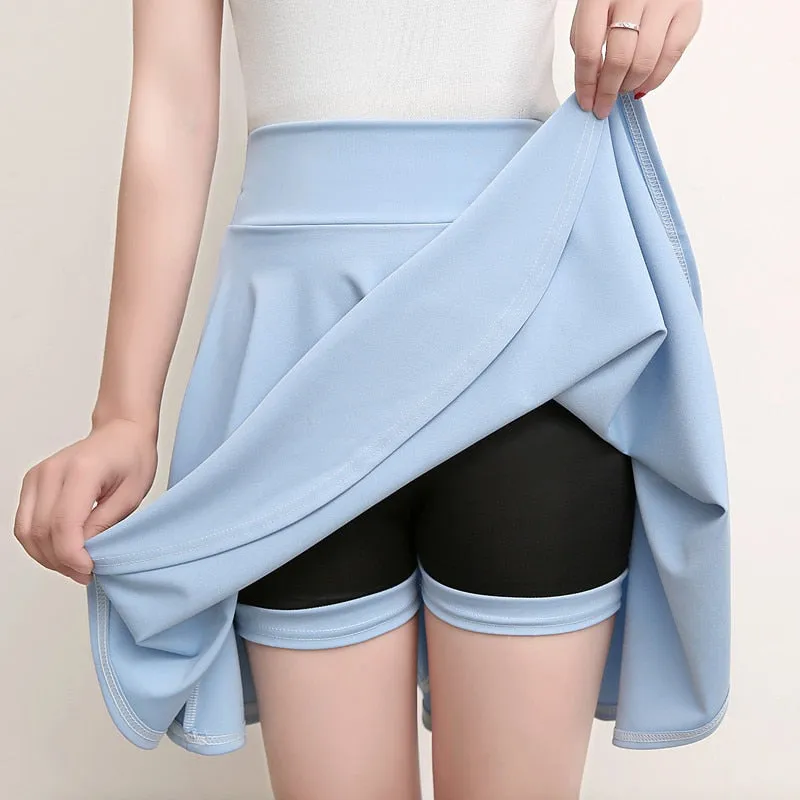 New Women's Basic Shorts Skirt