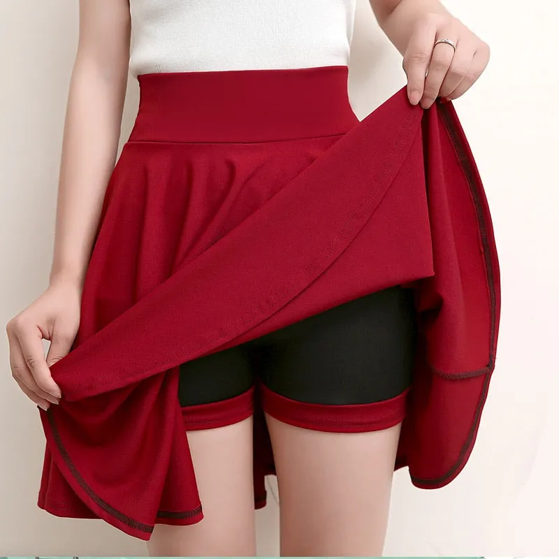 New Women's Basic Shorts Skirt