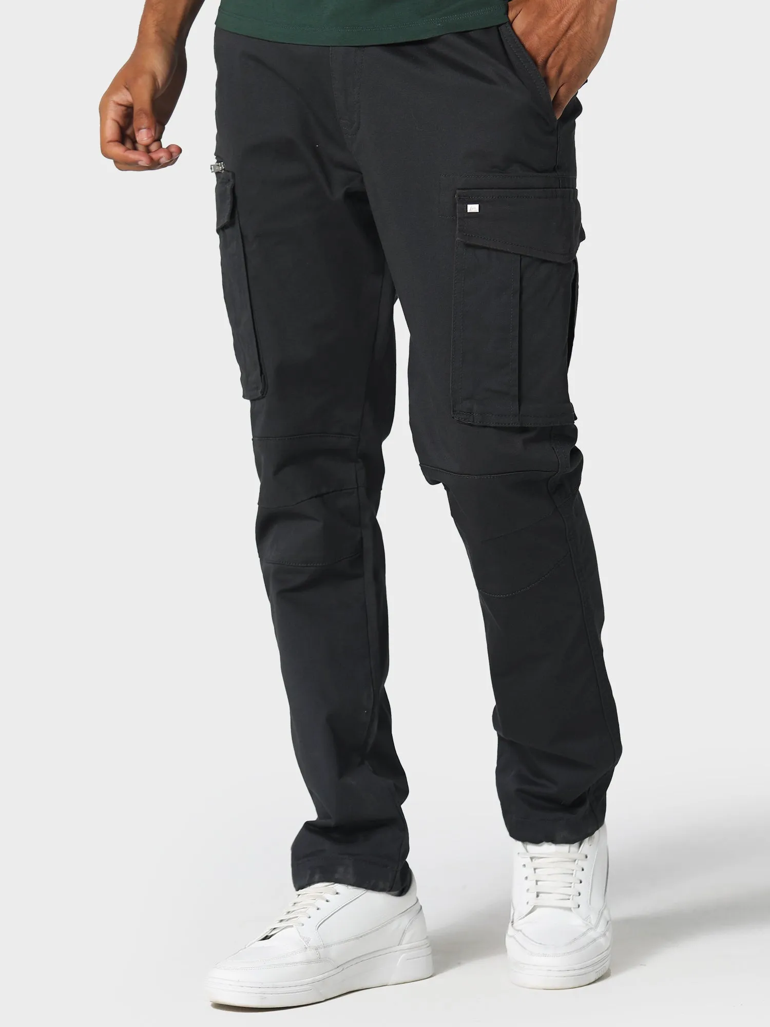 Newton Charcoal Cargo Pants