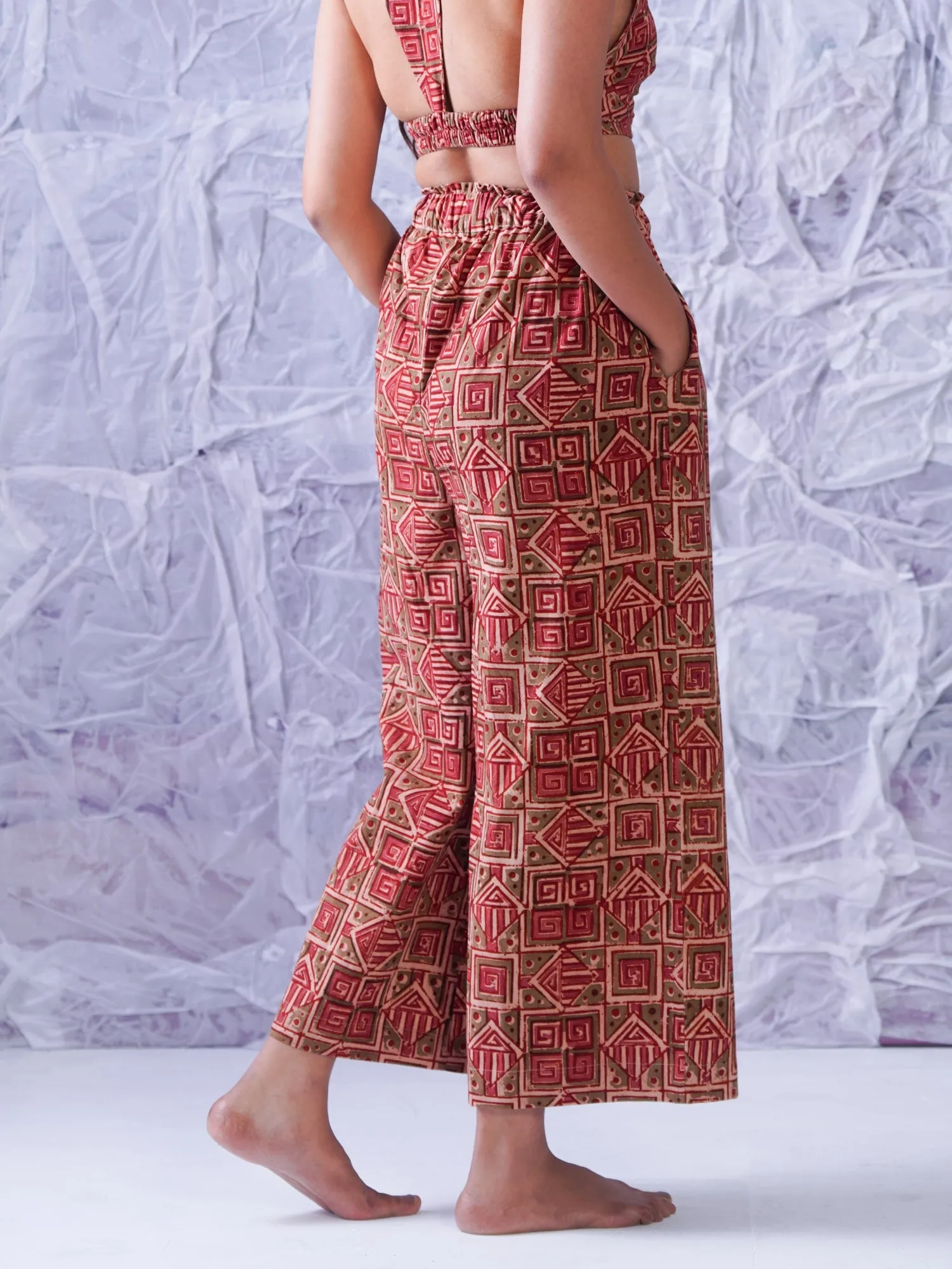 Paperbag Waist Palazzo Pants