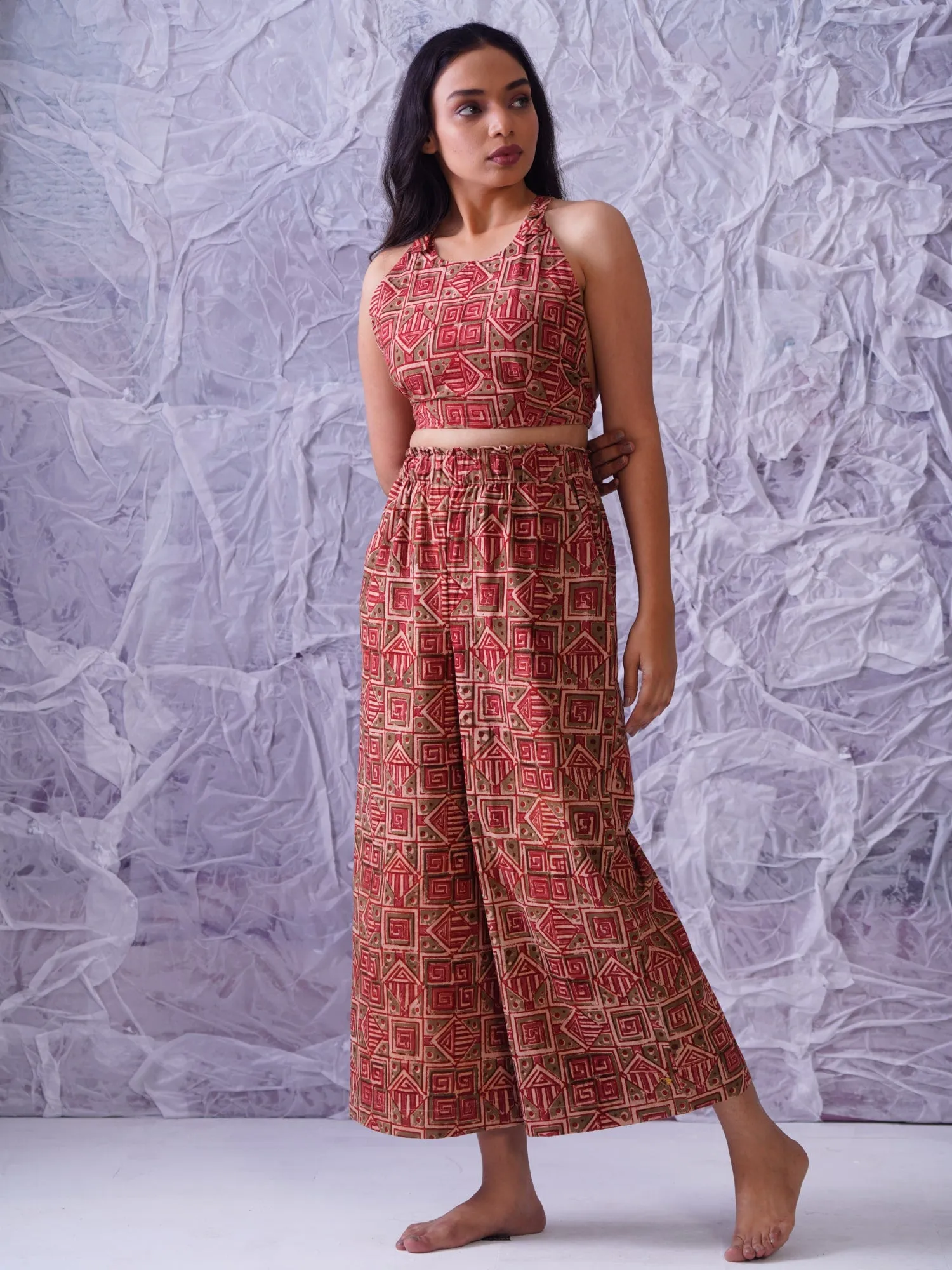 Paperbag Waist Palazzo Pants