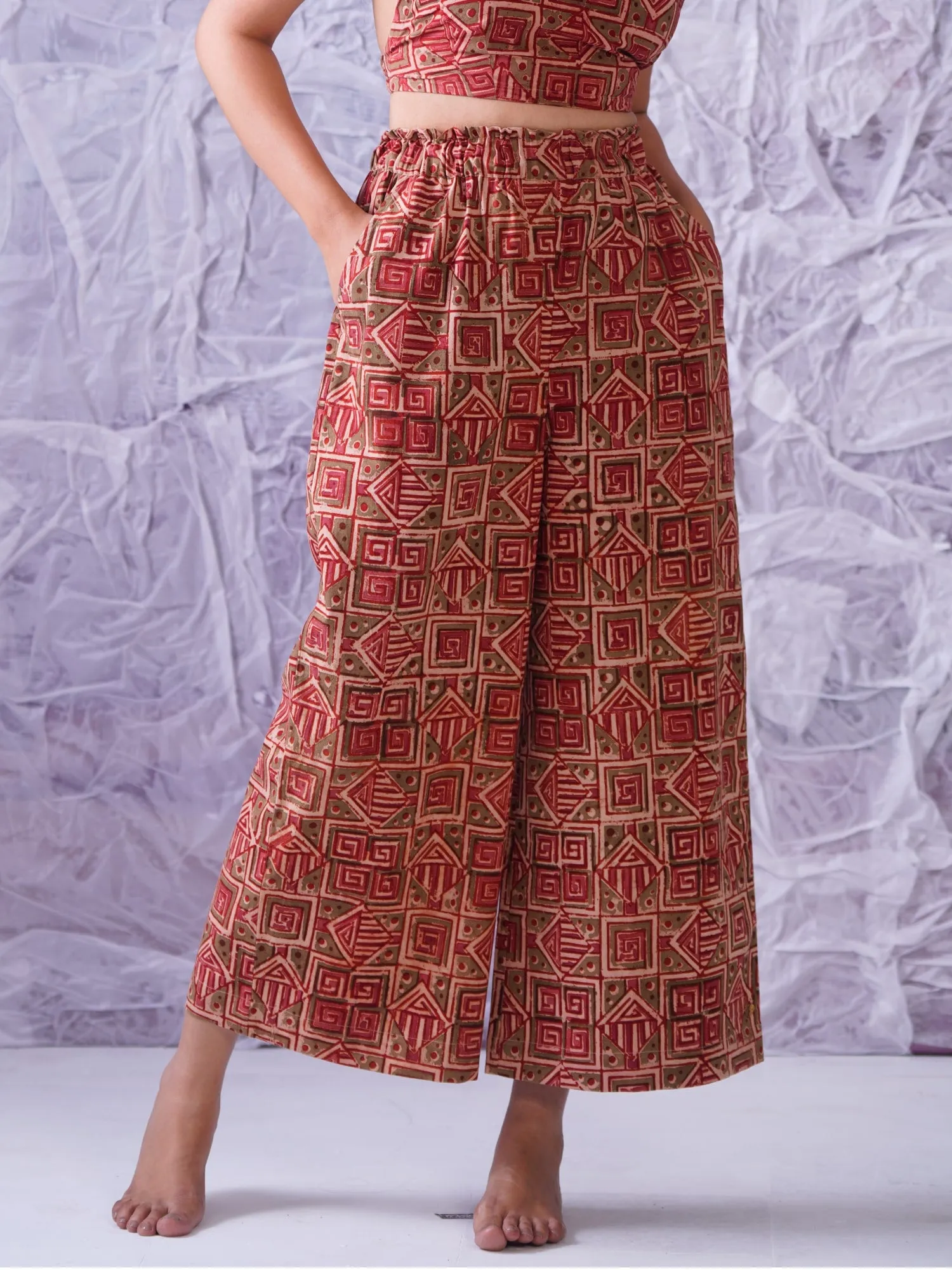 Paperbag Waist Palazzo Pants