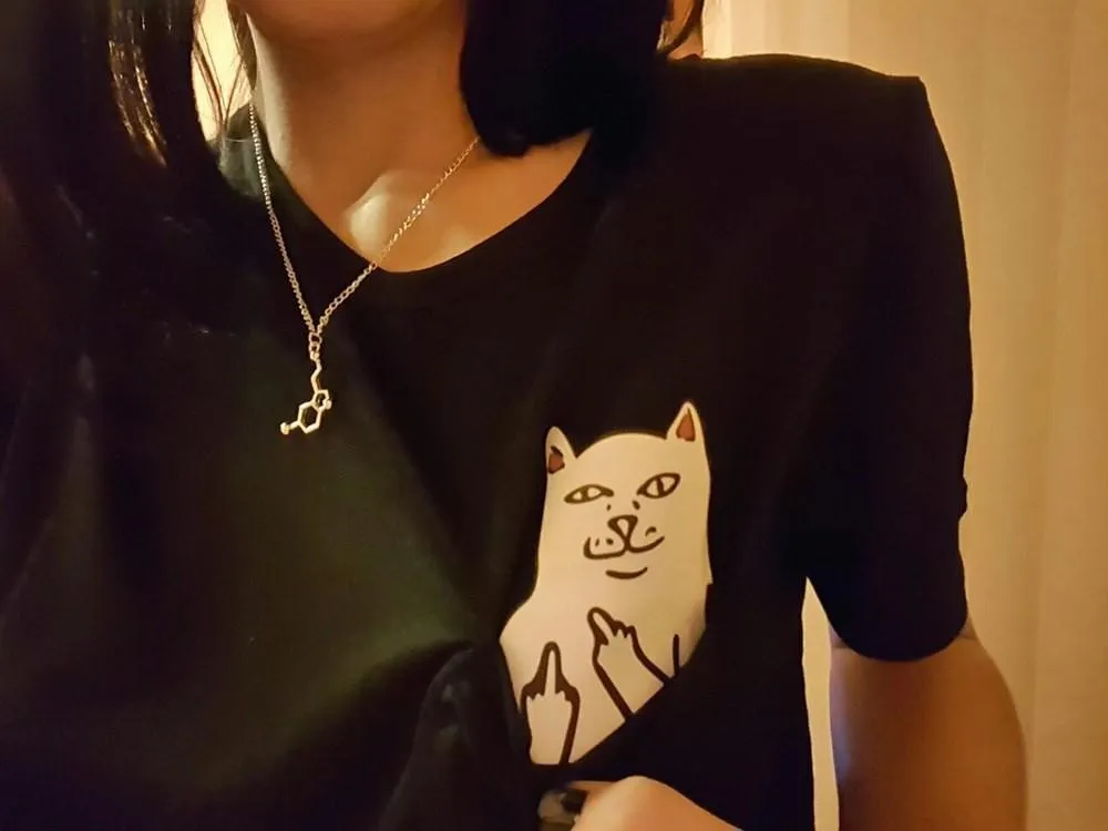 Peak A Boo Cat T-Shirt