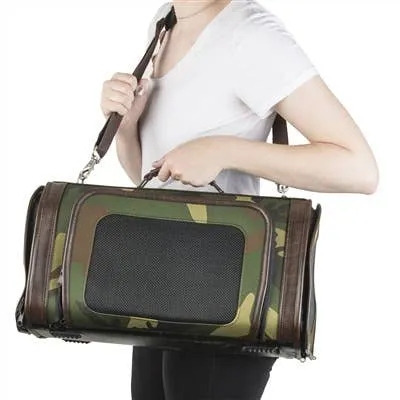 Petote Kelle Bag Airline Approved Dog Carrier - Camoflauge