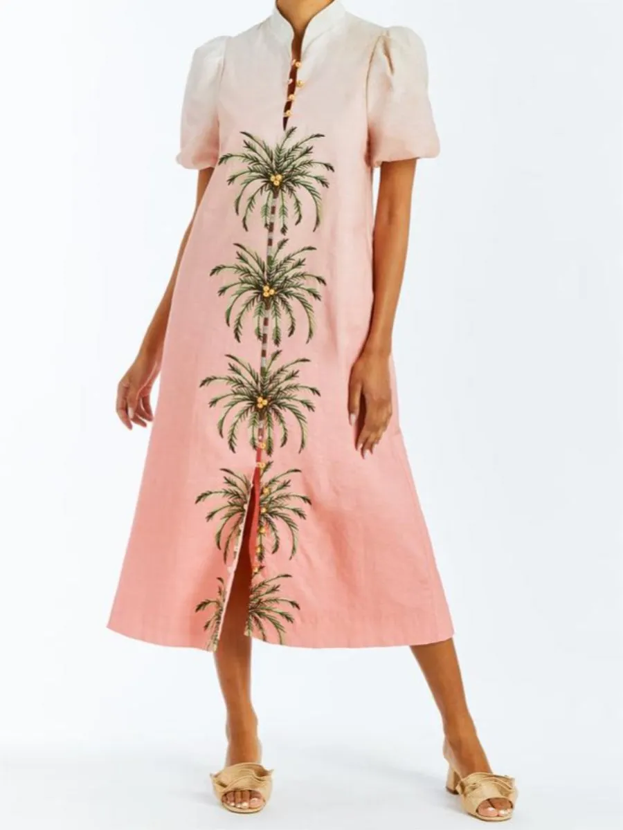 Pink Coconut Midi Dress