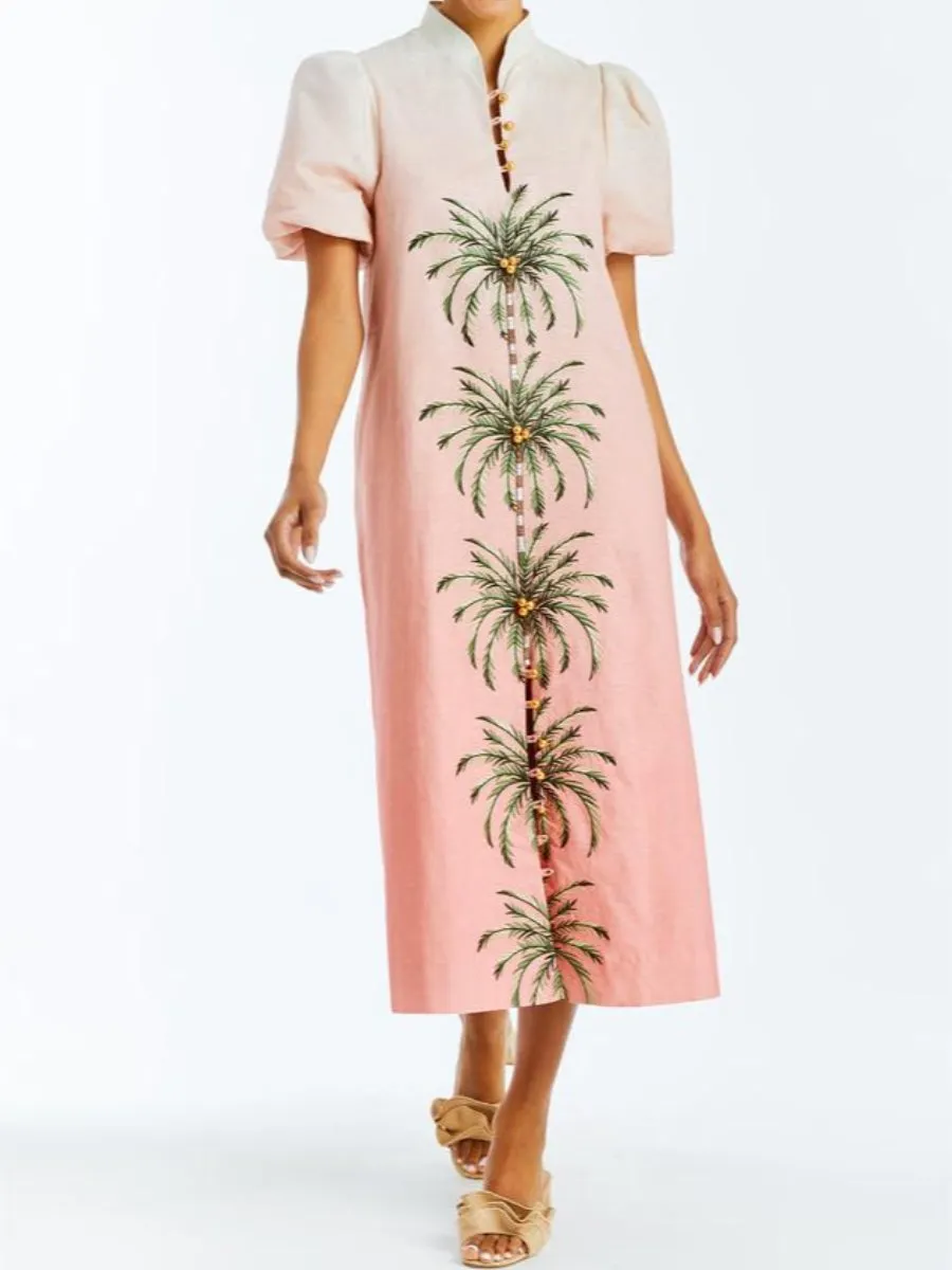 Pink Coconut Midi Dress