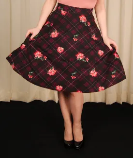 Plaid on Parade Swing Skirt