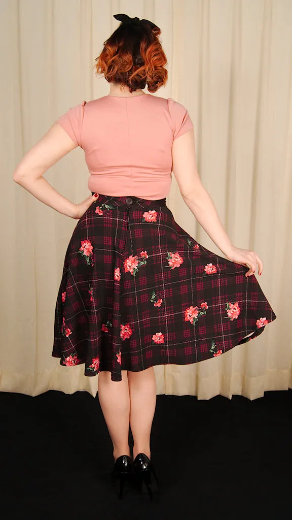 Plaid on Parade Swing Skirt