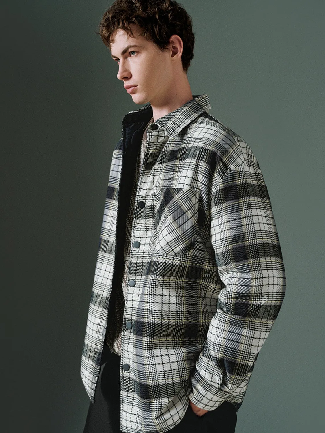 Plaid Padded Coats