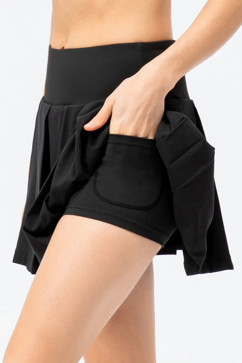 Pleated Tennis Skirts Built-in Short Liner